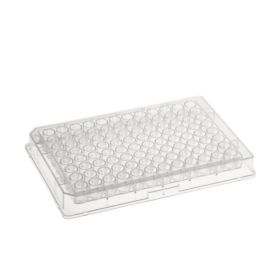 96 Round Deep Well, 600 µL, Polypropylene, Conical Bottom, 12×8 Removable Tube Strips, 96-well, SKU AWLS-T110-2