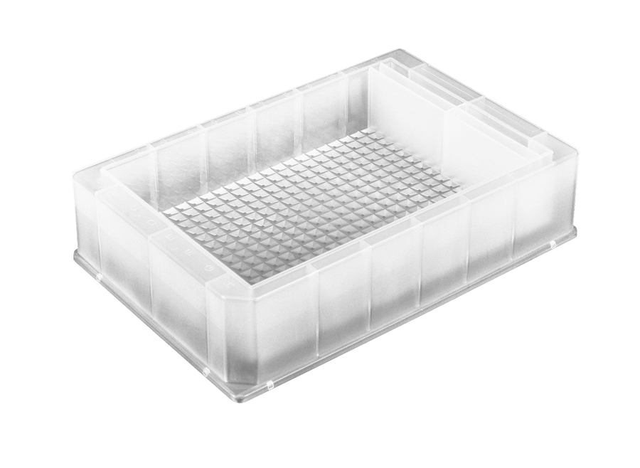 384-Well Half-Height 4X Control Pyramid Reservoir - AWLS-S30041